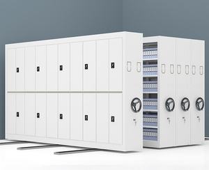 Étagères métalliques mobiles verrouillables personnalisables de haute qualité, armoires de classement modernes et compactes pour la maison, le bureau, l'hôpital, l'atelier - Product Image 2