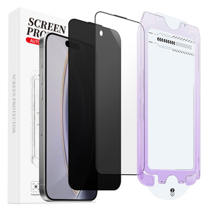ฟิล์มกันรอยหน้าจอ iPhone 16 Pro Max แบบเต็มจอ พิมพ์ลายไหม ป้องกันการมองลอก กระจกนิรภัย พร้อมอุปกรณ์จัดตำแหน่งอัตโนมัติ ราคาโรงงาน - Product Image 1