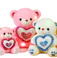 Peluche Ours en Peluche Cœur d'Amour Coloré pour la Saint-Valentin, Vente en Gros d'Usine
