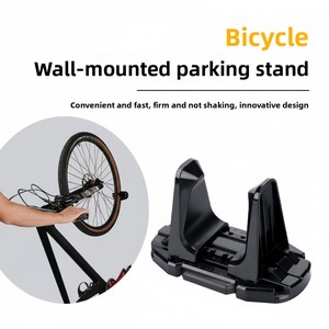 Support de stationnement pour vélo BRIVIGA, boucle réglable, ouverture en ABS, acier inoxydable, support de stationnement pour vélo de route VTT, boucle de fixation murale pour vélo - Product Image 2
