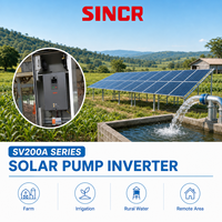 Meilleur prix Sincr 380V 15kw 18kw 22kw Variateur de fréquence chinois pour pompe à eau solaire, haute performance, contrôle vectoriel pour moteur triphasé