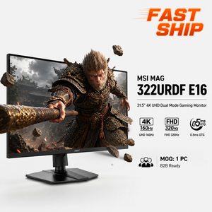 จอเกมมิ่ง MSI MAG 322URDF E16 ขนาด 31.5 นิ้ว 4K UHD 160Hz FHD 320Hz โหมดคู่ Rapid IPS 0.5ms HDR 131%sRGB สำหรับอีสปอร์ต รุ่นใหม่ สำหรับพีซี - Product Image 1