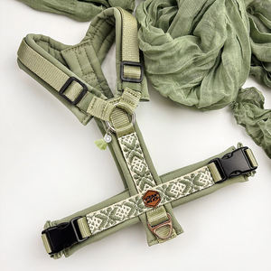 卸売り<span class=keywords><strong>Y</strong></span>字型犬用ハーネスベストセット調節可能リードソフトパッド入りペットハーネス首輪付きリーシュ小型中型大型犬用 - Product Image 5