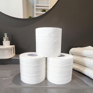 Profesyonel fabrika bambu tuvalet kağıdı 2-3 kat güçlü doku rulo toptan fiyata ev kullanımı için - Product Image 6