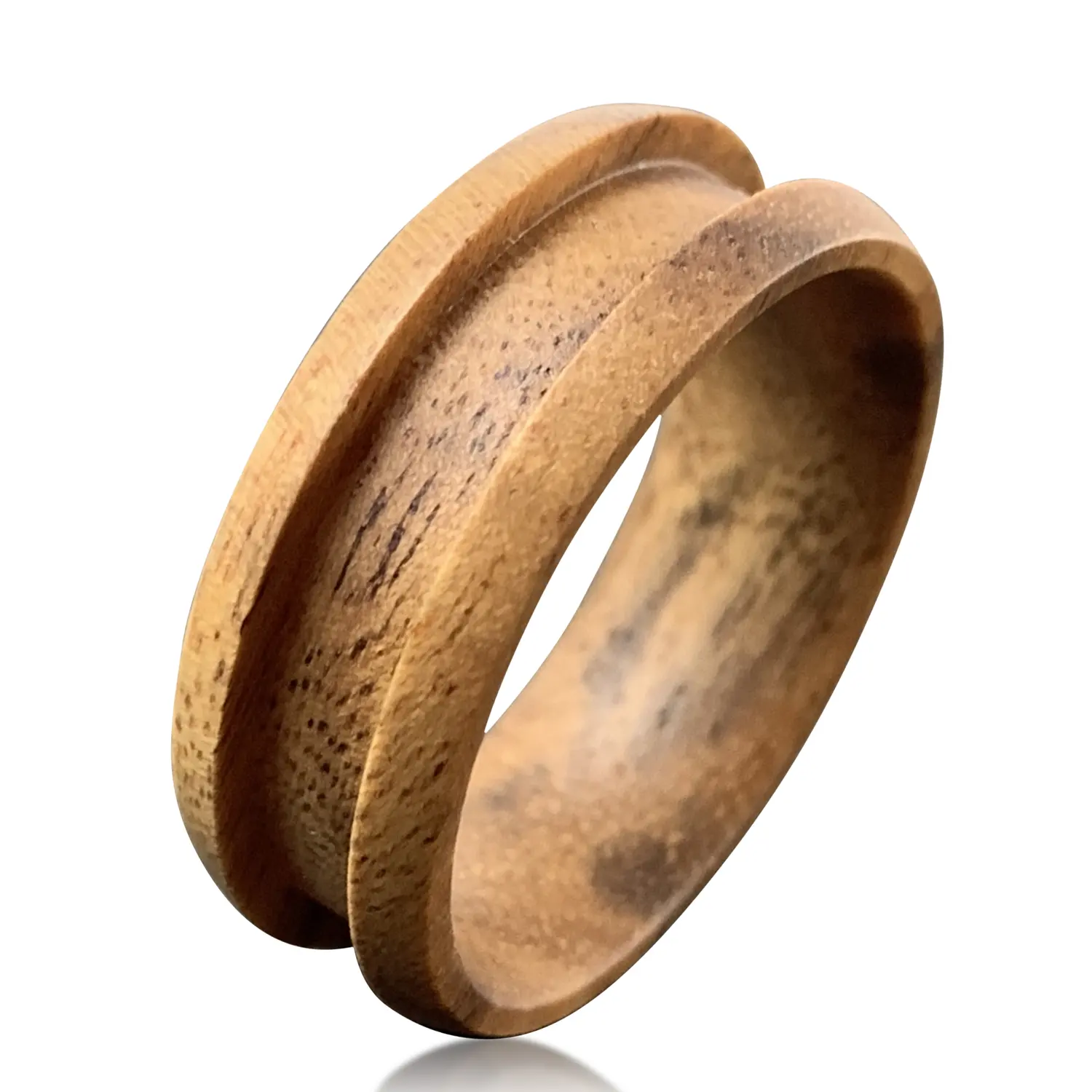 Bijoux de mode en gros 8mm incrustation vierge de tungstène en bois anneaux en céramique noyaux bague en carbure de tungstène pour hommes fiançailles de mariage