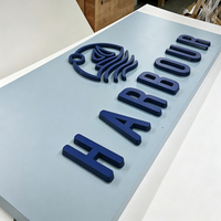 Akrilik logo tabela kanal harfli ön arka aydınlatmalı tasarım aydınlatmalı logo özel led tabela işletmeler ve şirketler için