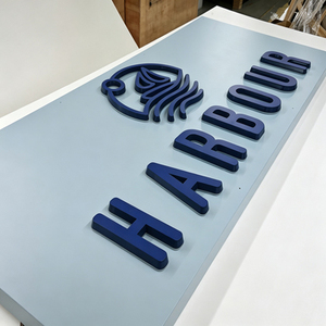 Acrylic logo Sign Channel Letter Face Back Lighting Design Lighting logo Custom Led Sign for Business Company - Product Image 3