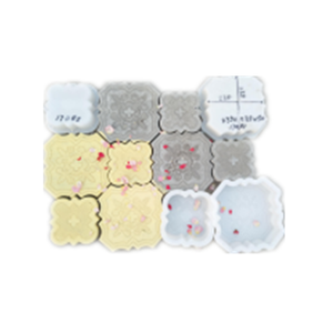 Precio de fábrica Moldes de pavimentadora de hormigón de plástico 400 Molde de bloque de pavimentadora de plástico Moldes de pavimentadora de hormigón de plástico 400*400mm - Product Image 3