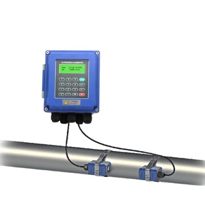 GUF120A-W Clamp-on Gas Wall-mounted LCD Ultrasonic <b>Flow</b> <b>Meter</b> OEM Stainless Steel - Product Image 1