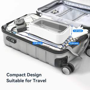 Nouvelle machine de nettoyage ultrasonique en acier inoxydable à un <span class=keywords><strong>clic</strong></span>, 600 ml, pour bijoux, appareils dentaires, <span class=keywords><strong>lunettes</strong></span> - Product Image 5