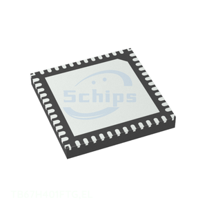 Composants électroniques : Circuit intégré de gestion de l'alimentation (PMIC) TB67H401FTG,EL, 48 VFQFN, à contacts apparents – Achetez en ligne auprès du fabricant - Product Image 1