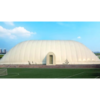 Tente de dôme d'air professionnel de haute qualité grand abri de sport de football gonflable pour l'application de parc dômes supportés par air