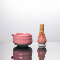 Bol à matcha en céramique écologique de style Japandi, ensemble de boîte cadeau pour accessoires de thé, durable, qualité alimentaire, logo personnalisable, usage domestique