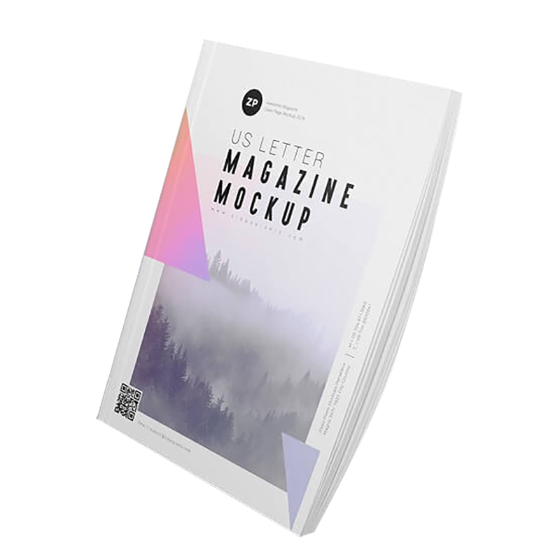 Low Price Personalized Full Color Advertising Book Custom US Lettle Magazine Printing
