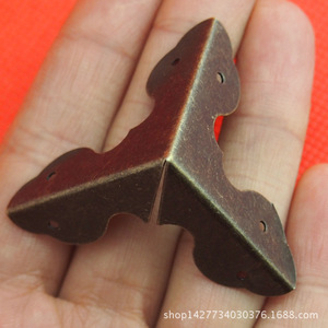 <b>Corner</b> <b>Protector</b> Antique Style 47mm X 33mm Carbon Steel Wall Mount Home Decoration Hardware - Product Image 4