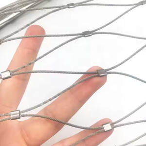 Paslanmaz çelik tel dokuma kablo halat örgü koruma çiti hayvan kafesleri ekran örgü tel halat kablo Net - Product Image 4