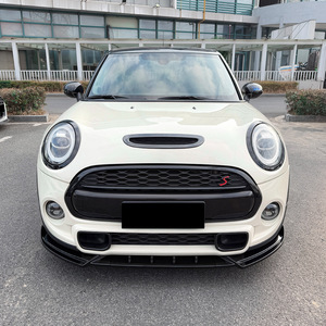<b>Mini</b> Cooper S Front Lip Splitter Body Kit <b>Piano</b> Black Carbon Fiber Texture F55 F56 F57 2014-2021 ABS Material - Product Image 1