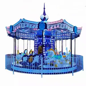 Sports & entertainment products 12 16 20 seats carousel kids' swing cars carousel parking system