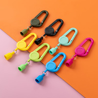Vente en gros usine : Porte-briquet rétractable avec clip pour badge, logo personnalisé, modèle Premium Simplicity Leash Lighter