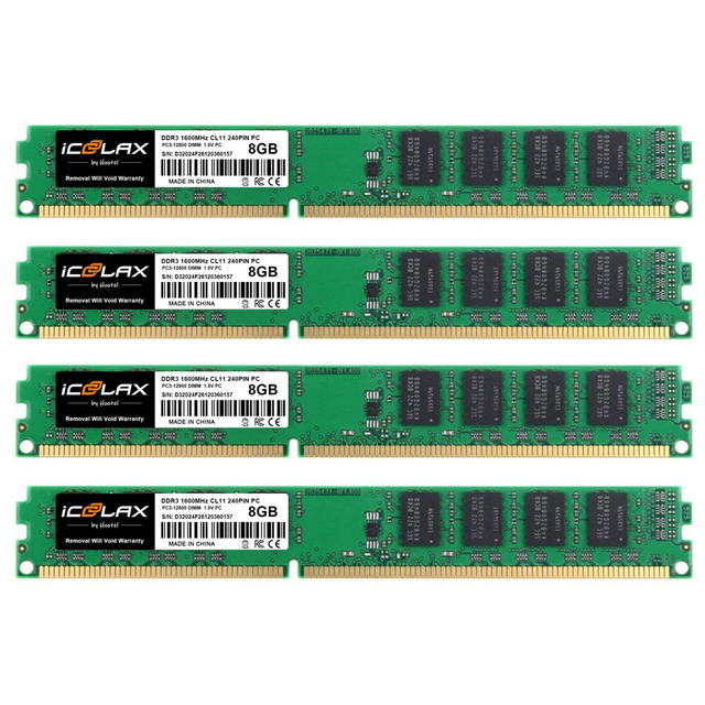 8GB DDR3 1600MHz Desktop RAM, 1.5V Non-ECC UDIMM, PC3-12800 CL11, for PC Computer Memory Upgrade (Wholesale Price)