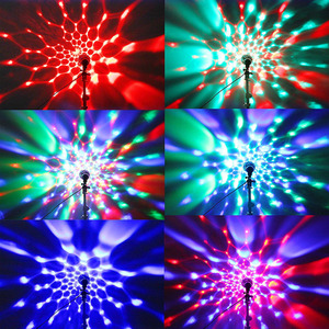 RGB <span class=keywords><strong>Disco</strong></span> bóng ánh sáng bên xe Bar 3 Wát LED PAR ánh sáng laser mưa hiệu ứng ánh sáng sân khấu - Product Image 6