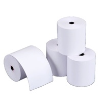 Bonne qualité 70g 65g 48g 55g rouleau de papier de registre thermique noir 80x80mm pour supermarché