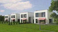 Plan de maison moderne de 1200 pieds carrés sur 2 étages 538-15 3 chambres 1.5 salles de bain pour villas avec 1 garage