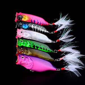 Nouvelle <span class=keywords><strong>leurre</strong></span> de pêche haut de gamme en acier inoxydable, longue portée, coulant, type popper, imitation pour achigan et poisson mandarin - Product Image 4