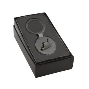 Portachiavi Decorativo BRUNI ALPINE HAT, Elegante Moschettone Regalo con Cristallo in Lega e Stampa Offset in Metallo - Product Image 2