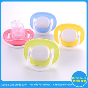 <span class=keywords><strong>Sucette</strong></span> pour bébé, tête plate, silicone, nouveau-né, confort, sommeil, type à débit lent, poignée de calibre moyen pour bébés - Product Image 2