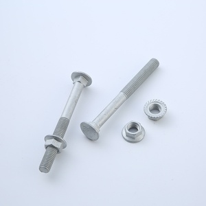 Cường Độ Cao Thép Không Gỉ Wagon Bolt Nửa Răng Vít Bộ Hình Lục Giác Mặt Bích Hoa <span class=keywords><strong>Nut</strong></span> Đồng Bằng - Product Image 2