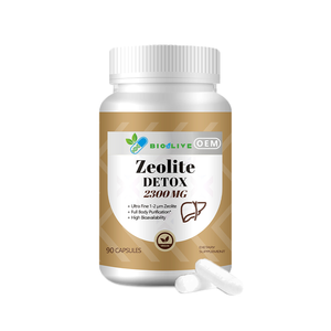 Détoxifiant à la zéolite 2300mg, zéolite ultrafine, <span class=keywords><strong>charbon</strong></span> <span class=keywords><strong>actif</strong></span>, curcumine, capsules végétales, complément <span class=keywords><strong>alimentaire</strong></span> pour adultes, sans gluten - Product Image 1
