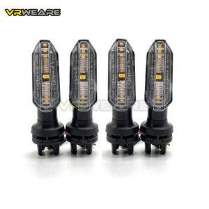 <span class=keywords><strong>Clignotant</strong></span> LED jaune Maildsail pour motos Suzuki, <span class=keywords><strong>Kawasaki</strong></span>, Yamaha – Système de positionnement avant pour mini-motos 12V en métal (3 unités) - Product Image 4