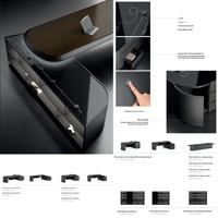 Mobili da Ufficio di Lusso, Elegante Scrivania Direzionale, Scrivanie Durevoli, Tavolo Ergonomico per Ufficio Dirigenziale