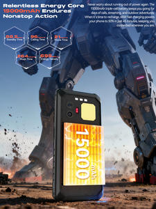 Téléphone robuste IIIF150 B2 Ultra 2026, écran FHD+ 6,8 pouces 120Hz, 8 Go + 256 Go, batterie 15000 mAh, Android 15, smartphones triple protection avec lampe de camping - Product Image 5