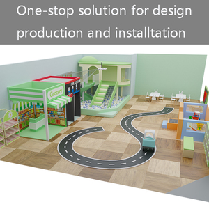 Aire de jeux intérieure pour enfants, Château de jeu, Centre de jeux d'intérieur, Petite aire de jeux intérieure avec toboggan et piscine à balles - Product Image 4