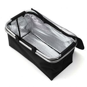 Cesta de Compras Plegable y Aislada de Aluminio para Supermercado, Moderna, para Picnic, con Aislamiento Térmico - Product Image 3