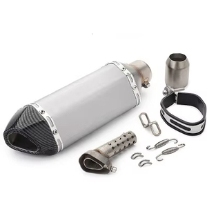 Tubo di Scarico Universale per <span class=keywords><strong>Moto</strong></span>, Silenziatore per Yamaha, Honda, Suzuki, <span class=keywords><strong>Kymco</strong></span>, KTM 250cc-1200cc - Product Image 3