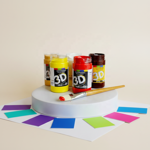 Pittura Acrilica <span class=keywords><strong>3D</strong></span> Chinjoo per Arte, Non Tossica, Multicolore, 300ml, Personalizzabile - Product Image 1