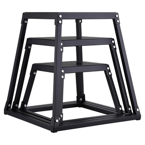 Home Gym Caja de plataforma pliométrica <span class=keywords><strong>Jump</strong></span> Set 12/18/<span class=keywords><strong>24</strong></span> ''Altura Material metálico - Product Image 2