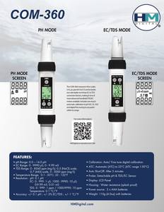 M medidor digital COM-<span class=keywords><strong>360</strong></span> <span class=keywords><strong>ph</strong></span>/ec/tds/temp, à prova d'água - Product Image 3
