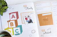 Personnalisé maman et moi parent seul bébé 1ère année record mémoire livre Journal pour bébé douche nouvelle maman cadeau