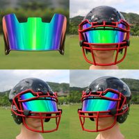 Visière de football pour jeunes enfants adultes masque facial casque visière de protection des yeux visière de casque de lacrosse protection des yeux pour le sport football