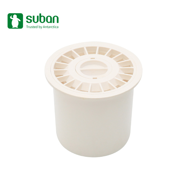 Suban High Quality PVC Cast Welding High Water Seal Floor Drain Dual Use for Washing Machine and Balcony Drainage Fitting