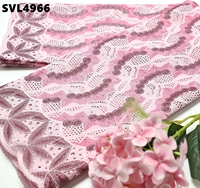 Tissu en dentelle guipure multicolore du Sénégal, voile suisse en promotion pour robes marocaines pour femmes