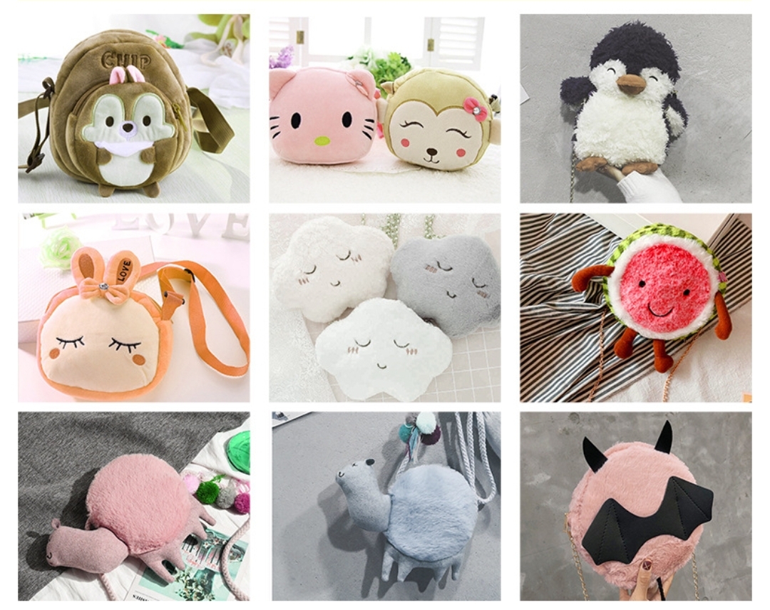 sacs en peluche