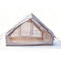 Tente gonflable ultra-résistante à deux portes, coupe-vent, résistante à l'eau, grande tente de camping familiale