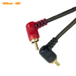 Câble RCA personnalisé en cuivre 2 mâles vers 2 mâles Câble <span class=keywords><strong>Caraudio</strong></span> pour haut-parleurs - Product Image 6