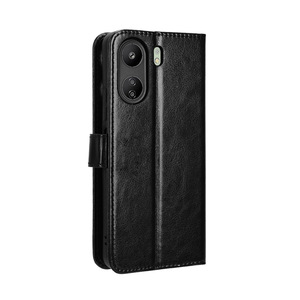 Étui portefeuille pour <span class=keywords><strong>Redmi</strong></span> 13C, étui de téléphone portable en cuir PU rétro avec dragonne, porte-cartes, béquille, rabat pour Xiaomi <span class=keywords><strong>Redmi</strong></span> 13C - Product Image 2