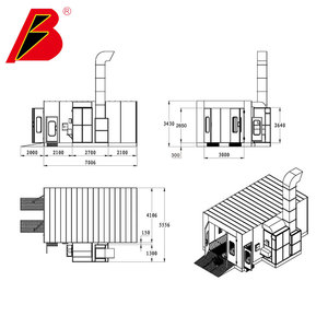 Chine, <span class=keywords><strong>mini</strong></span> <span class=keywords><strong>cabine</strong></span> <span class=keywords><strong>de</strong></span> <span class=keywords><strong>peinture</strong></span> <span class=keywords><strong>de</strong></span> pulvérisation <span class=keywords><strong>de</strong></span> voiture personnalisée <span class=keywords><strong>de</strong></span> bonne qualité avec CE - Product Image 4
